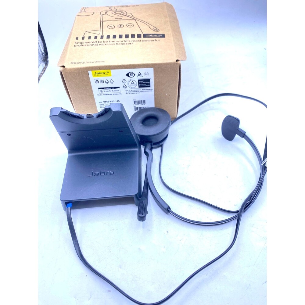 Jabra Engage 65 Wireless Headset WHB051BS, WHB051HS 9553-553-125 W/O AC Adapter